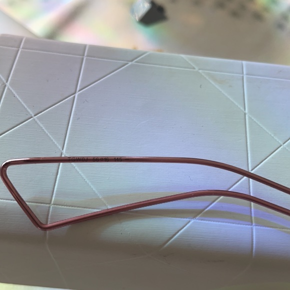 Dior Rectangular Sunglasses Diorama 1 TGW0J Pink/Crystal 52mm - Picture 10 of 10